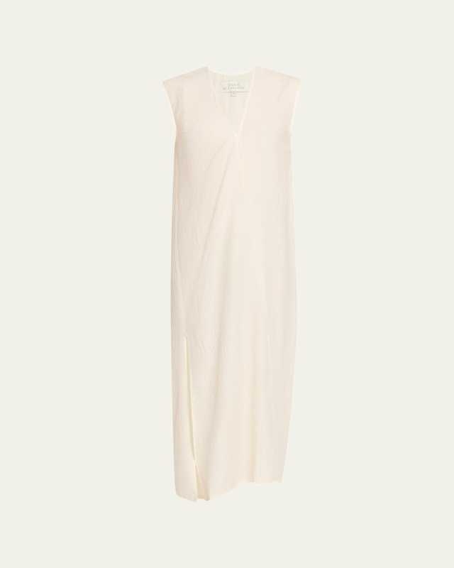 Lise Sleeveless Asymmetric Midi Dress